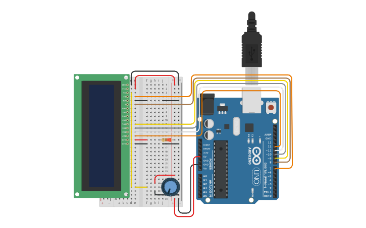 Circuit design Arduino Lesson 11 - Tinkercad