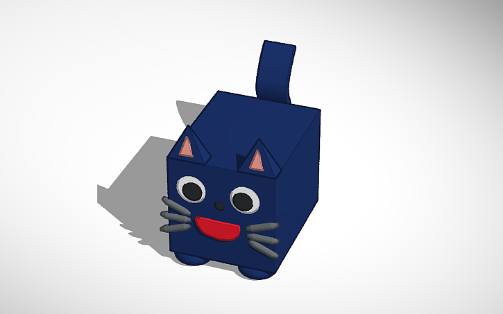 Pet Simulator X Cat 3D Model with Hidden Hidey Hole Coin Slot