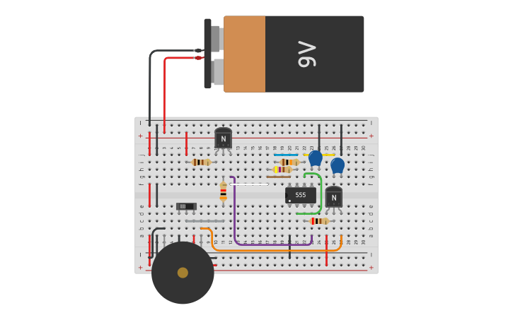 Circuit design Project Circuit - Tinkercad