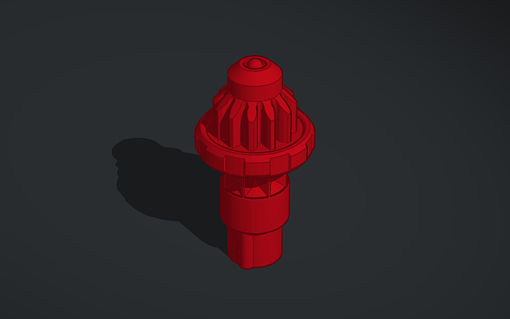 3D design Beyblade X - Unite bit - Tinkercad