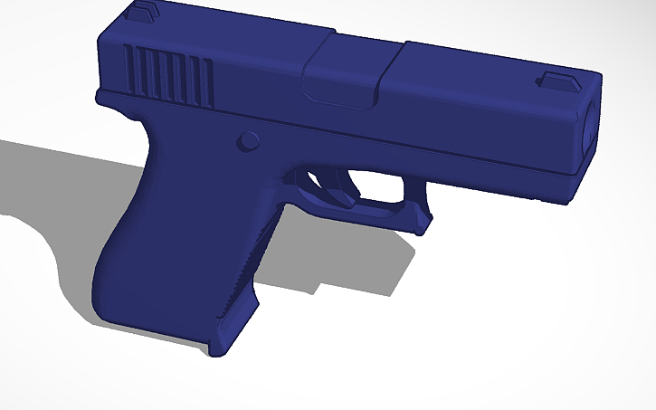 3D design Glock - Tinkercad