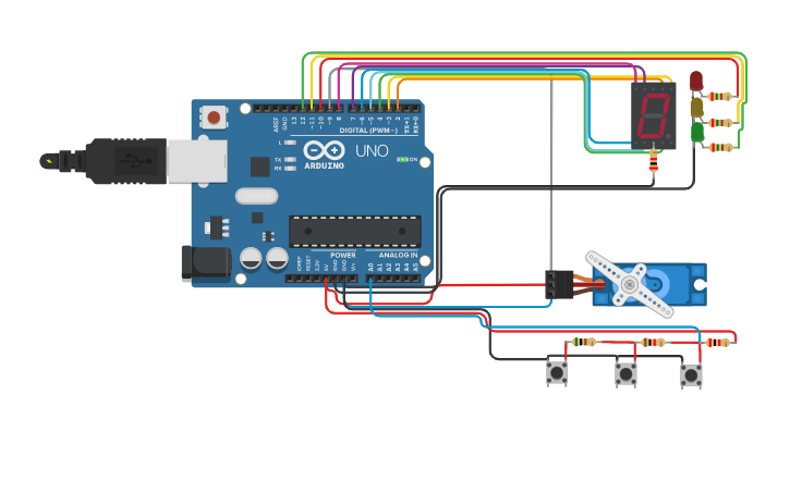 Circuit design Car_Velocimeter - Tinkercad