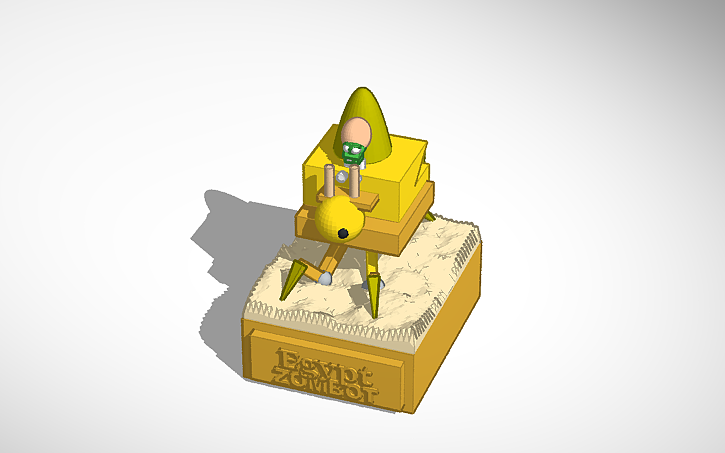 3D design Egyptian zomboss | Tinkercad