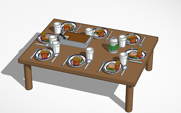 3D design cookout time! - Tinkercad