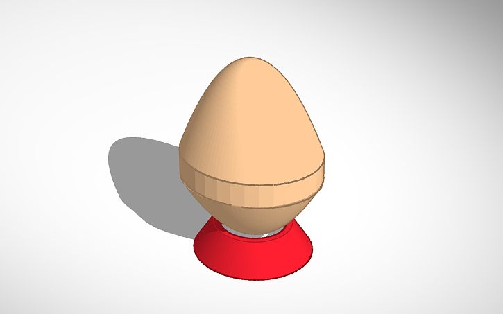 3D design Egg - Tinkercad