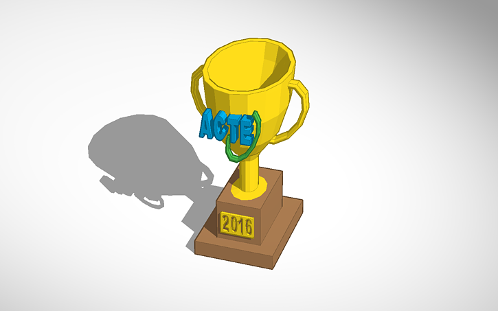 Acte Trophy Tinkercad Acte Trophy Tinkercad