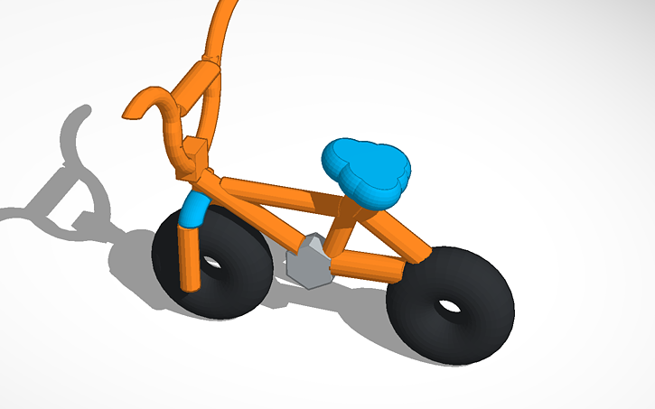 3D design rocker mini bmx - Tinkercad