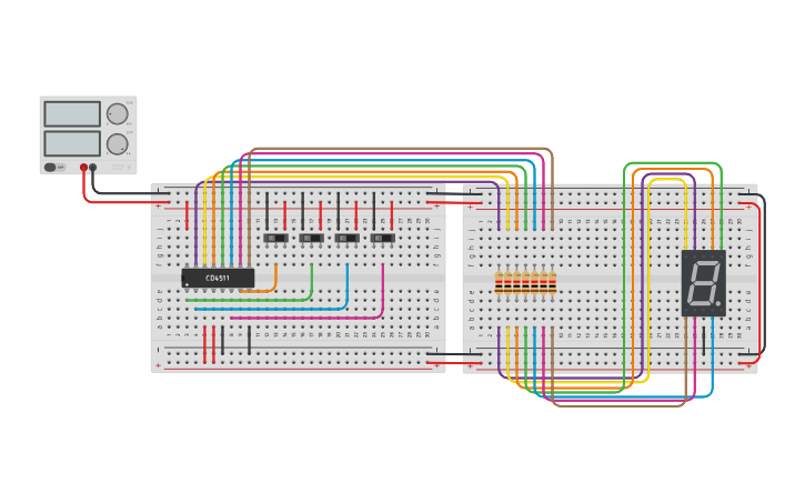 Circuit Design Decodificador Bcd 7seg Cd4511 Vittória Garcia Tinkercad