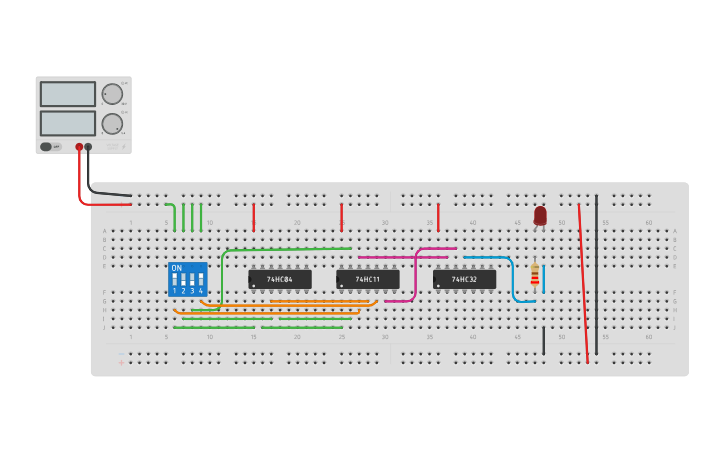 Circuit design multiplexor de 4 entradas y dos variables de control ...
