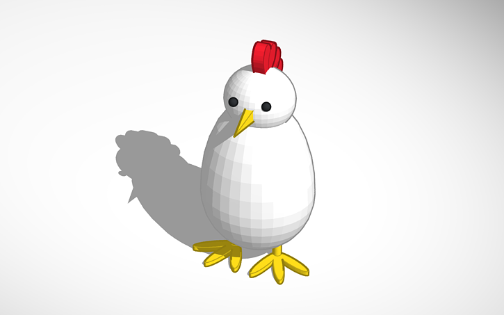 3D design POLLO - Tinkercad
