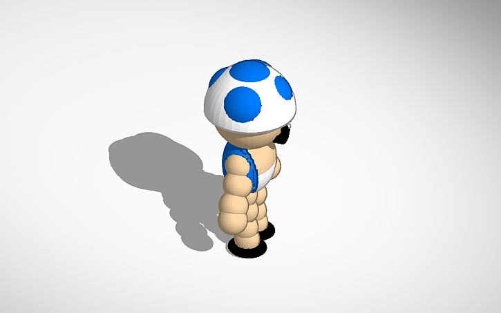 Buff Minecraft Toad 3D design Buff Toad - Tinkercad