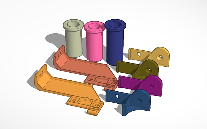 3D design Spool holder - Tinkercad