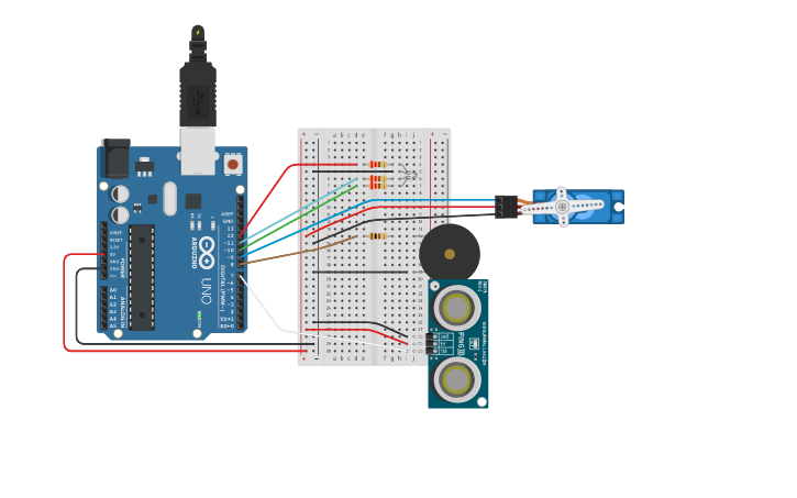 Circuit design Proyecto final arduino - Tinkercad