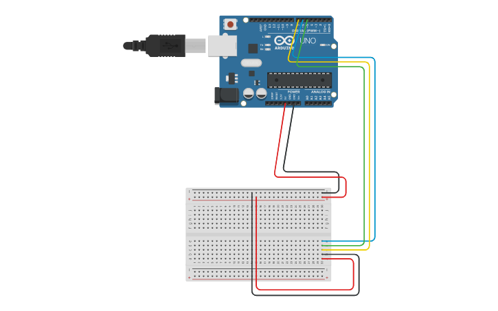 Circuit design arduino-led-matrix - Tinkercad