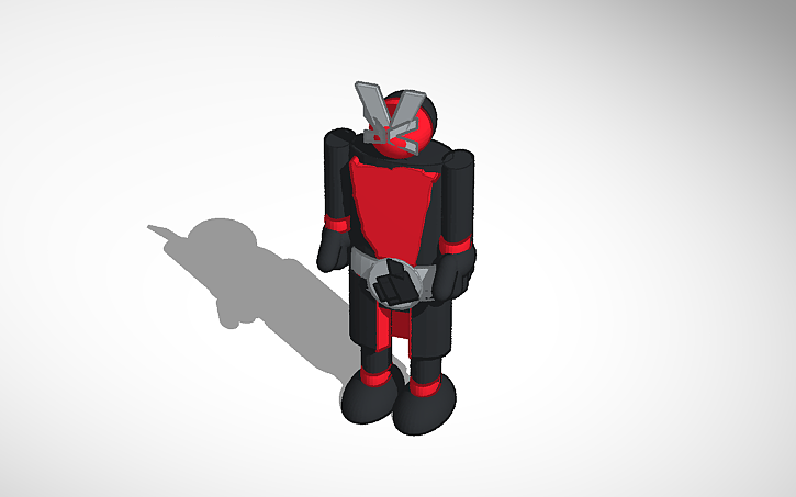 3D design kamen rider wizard - Tinkercad