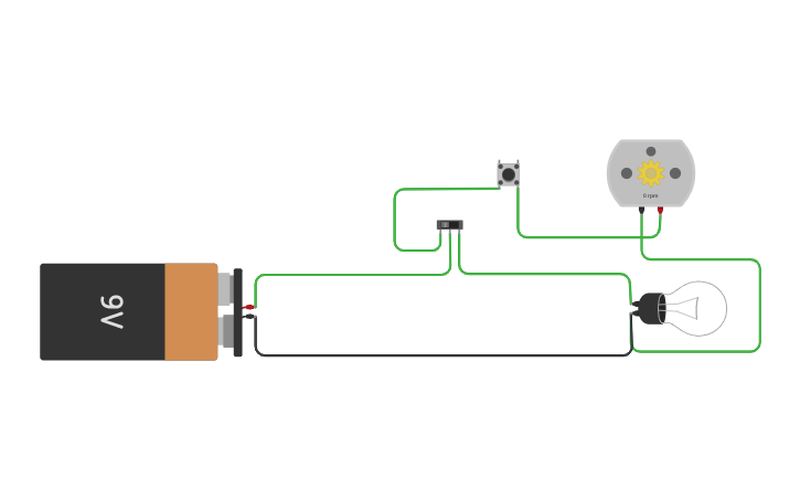 Circuit design AFEGIM UN POLSADOR | Tinkercad