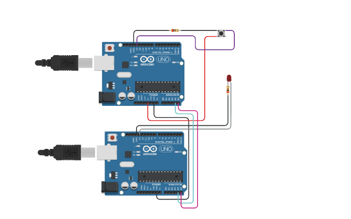 Circuit design TWI Arduino UNO | Tinkercad