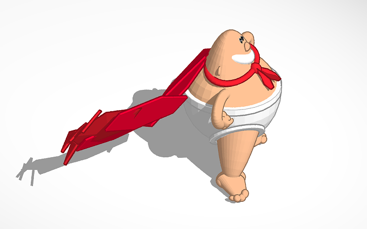Captain Underpants Tinkercad