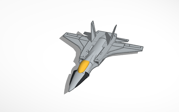 3D design F-5.4 Stealth jet V 2.0 | Tinkercad