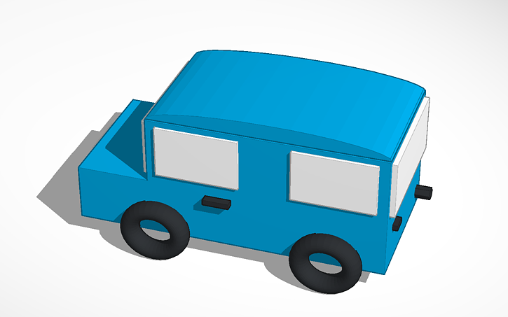 3D design Carro - Tinkercad