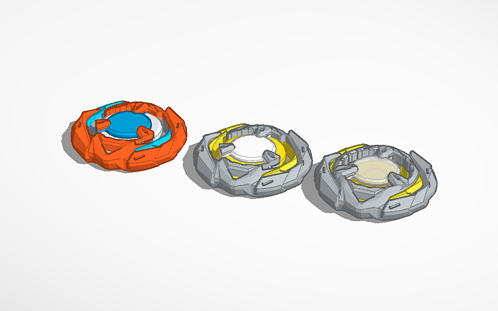 3D design Beyblade X WizardArrow (Burst verison) *UPDATED - Tinkercad