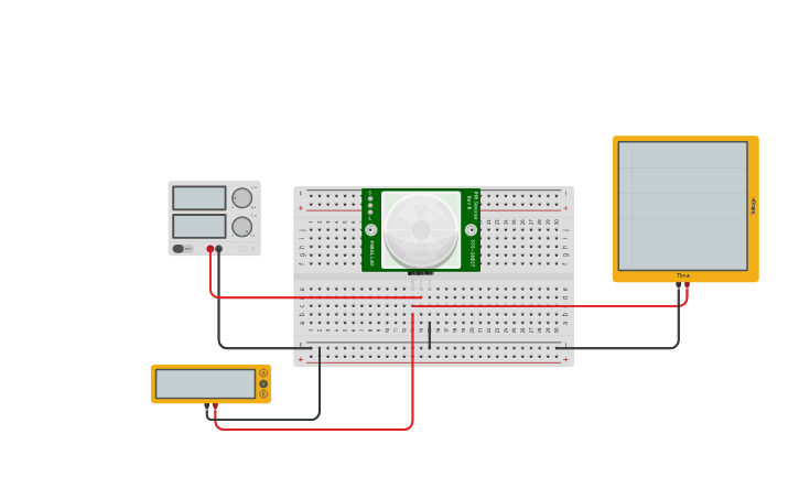 Circuit design PIR Sensor - Tinkercad