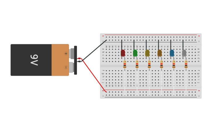 Led Module In Tinkercad Circuit design luces led - Tinkercad