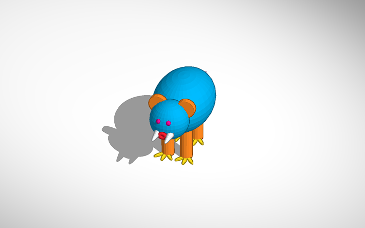 3D design Creature - Tinkercad