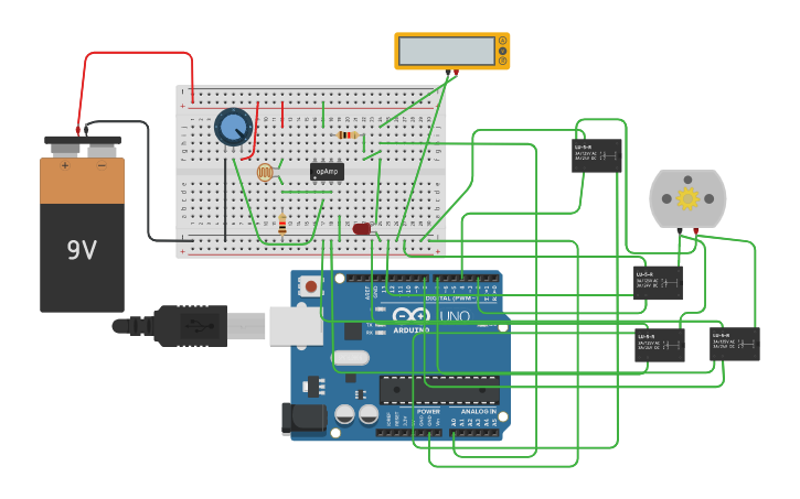 Circuit design N2-INSTRUMENTOS | Tinkercad