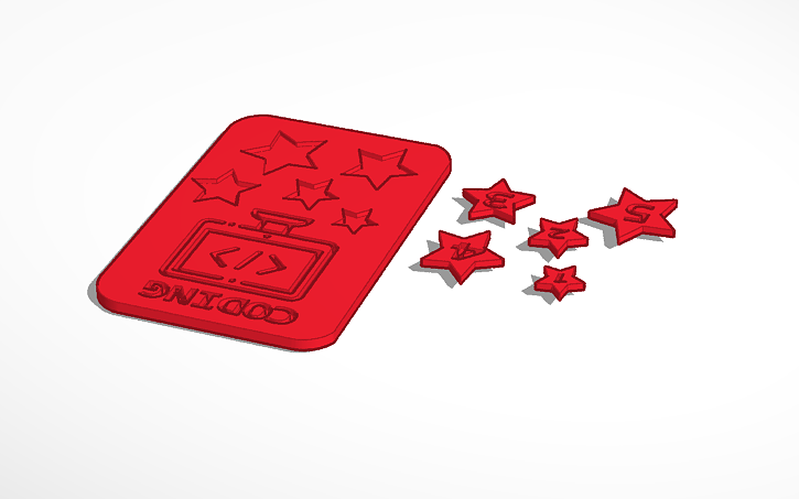 3D design Coding levels - Tinkercad