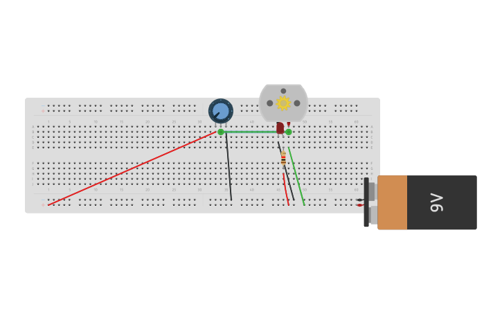 Circuit design Control de velocidad para motor dc. - Tinkercad