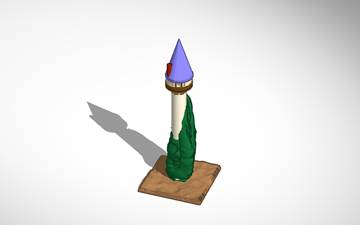 3D design Disney Rook: Rapunzel's Tower - Tinkercad