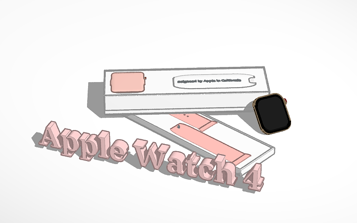 3D design Apple Watch 4 | Tinkercad