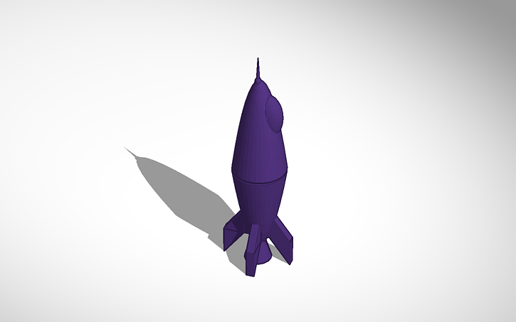 3D design Rocket - Tinkercad
