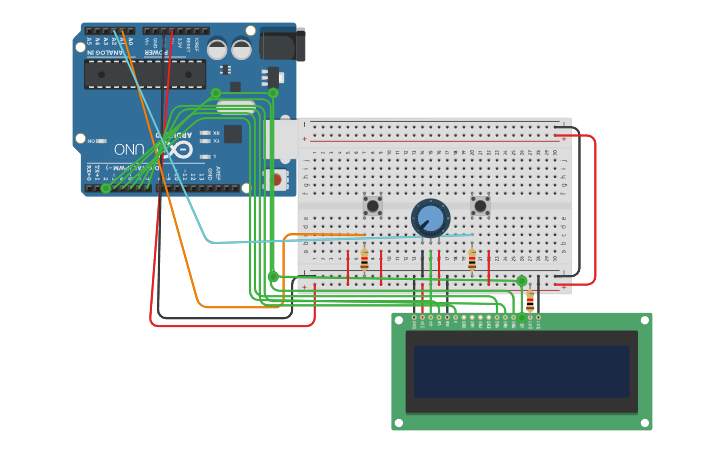 Circuit design EJERCICIO7 - Tinkercad
