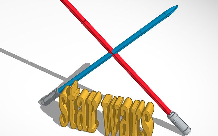 3D Design Sabre Laser Star Wars Tinkercad 3d-design-sabre-laser-star-wars-tinkercad
