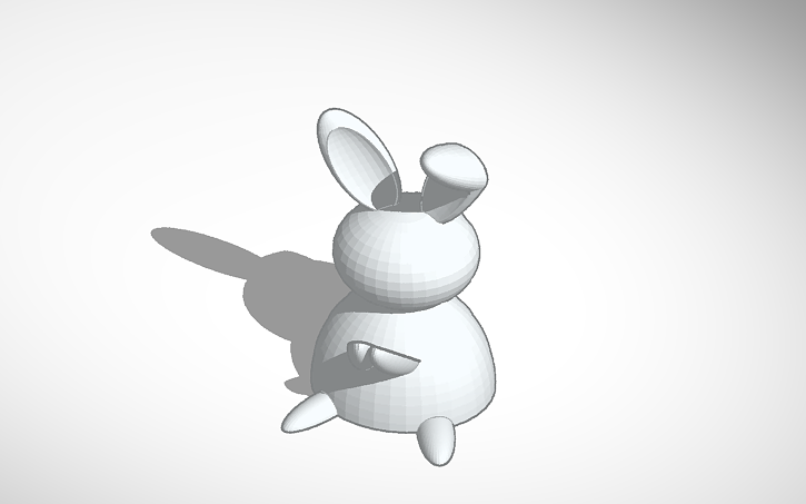 リングうさぎ Tinkercad