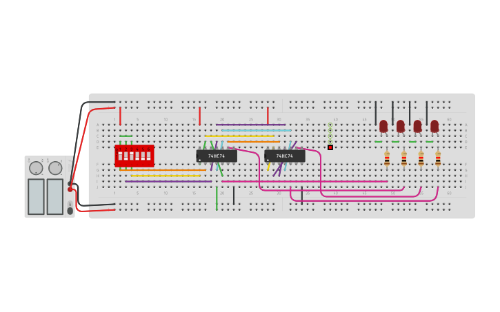 Circuit design lab 9 q2 | Tinkercad