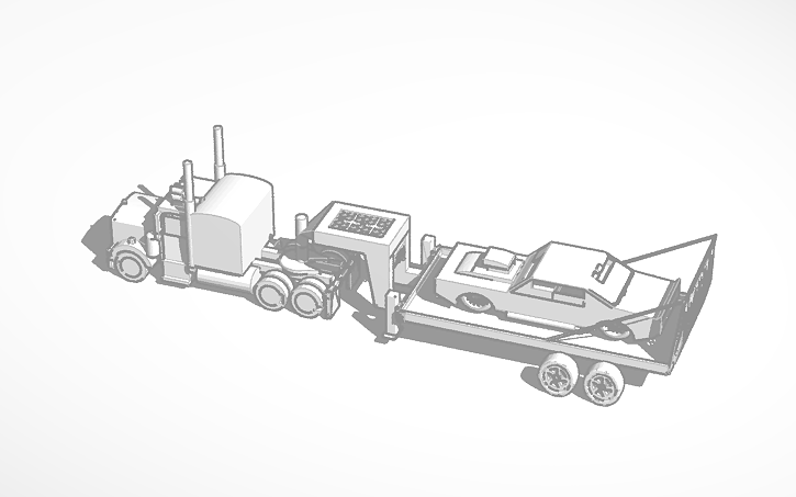 3D design truck - Tinkercad