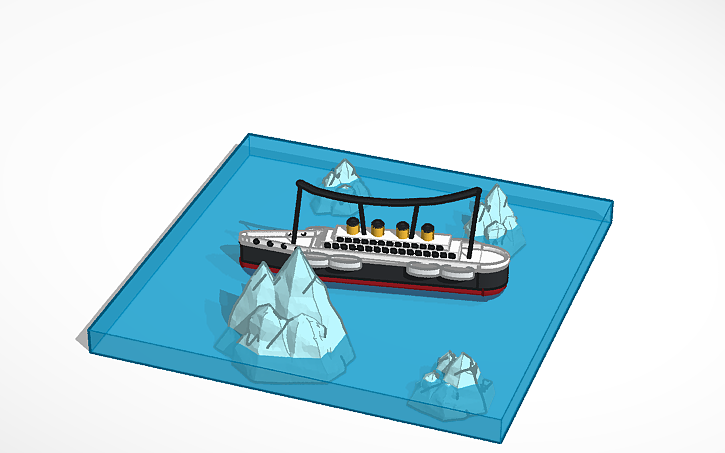3D design The Titanic 1909-1912 | Tinkercad