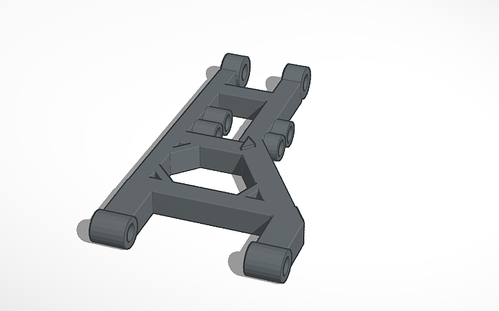 3D design Tamiya RC car front lower suspension arm L - Tinkercad