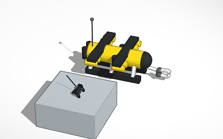 3D design ROV and Controller | Tinkercad