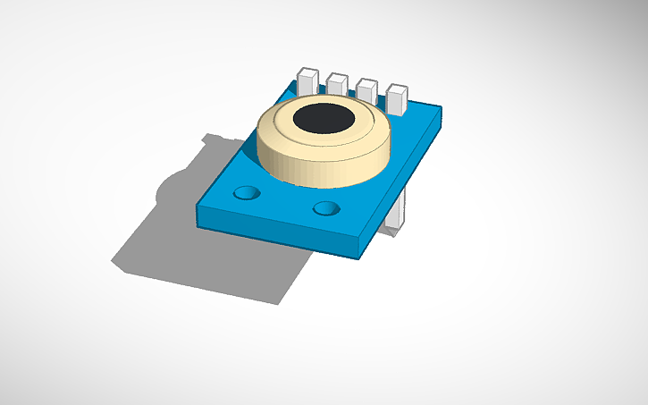 3D design MLX90614 Contactless Temperature sensor - Tinkercad