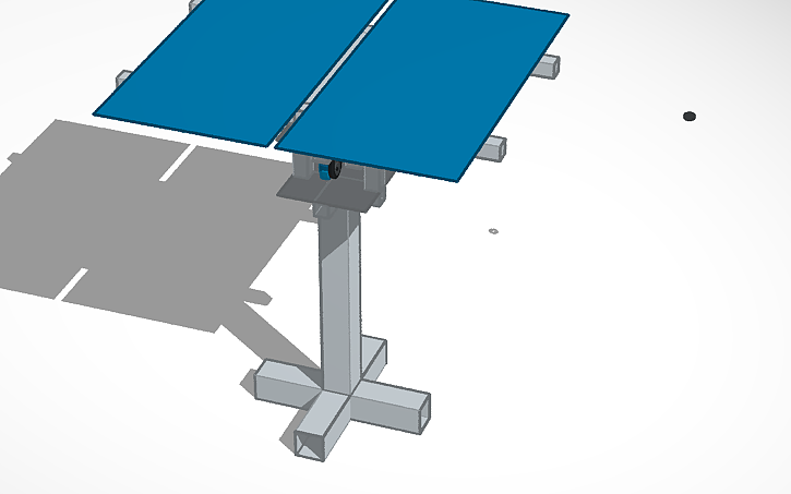 3D design solar tracker - Tinkercad