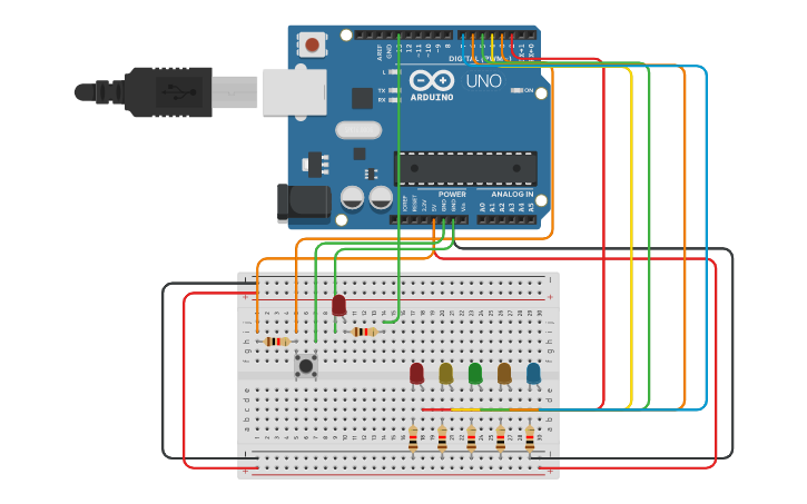Circuit design I'm tired | Tinkercad