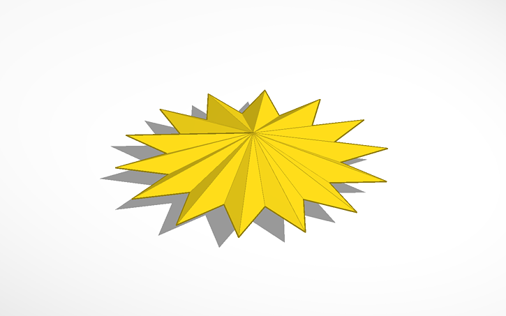 3D design star - stern 14-3 - Tinkercad
