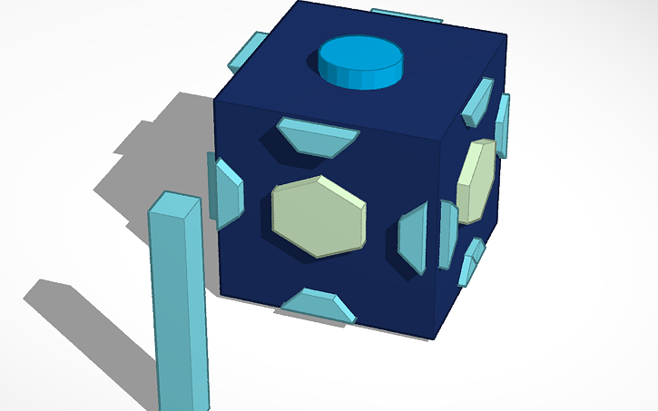 3D design Meeseeks box | Tinkercad