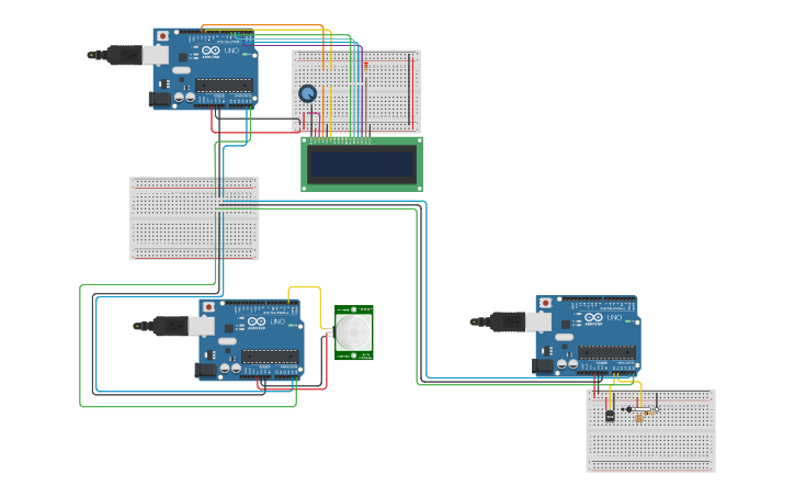 Circuit design Smart Home - Tinkercad