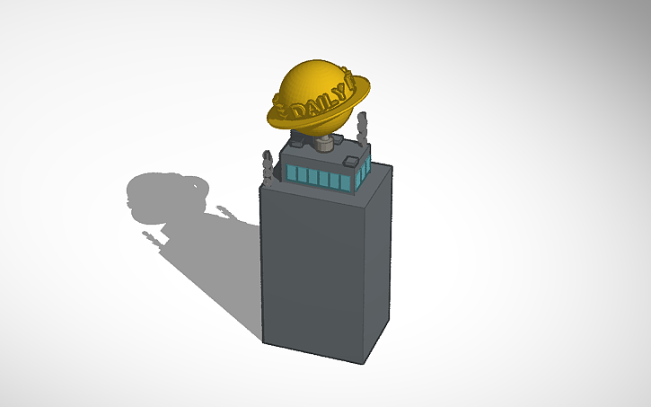 3d Design The Daily Planet Building Tinkercad