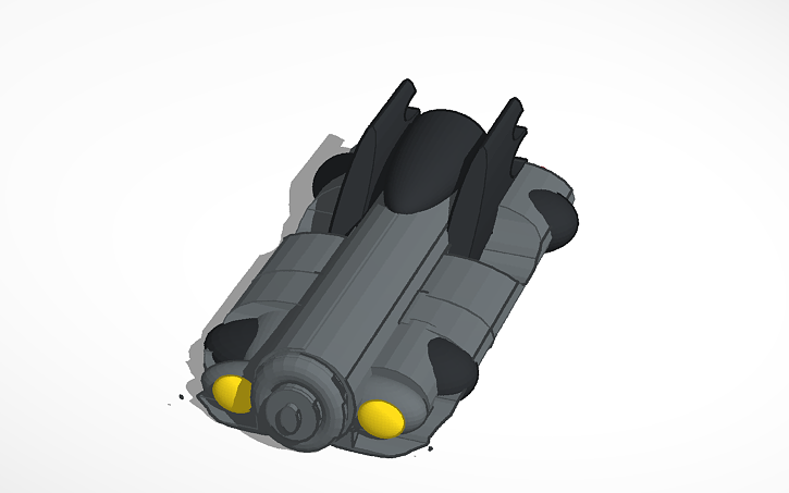 3D design 1989 batmobile | Tinkercad